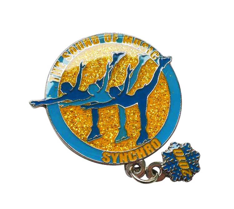 Lapel Pins Die Struck Soft Enamel