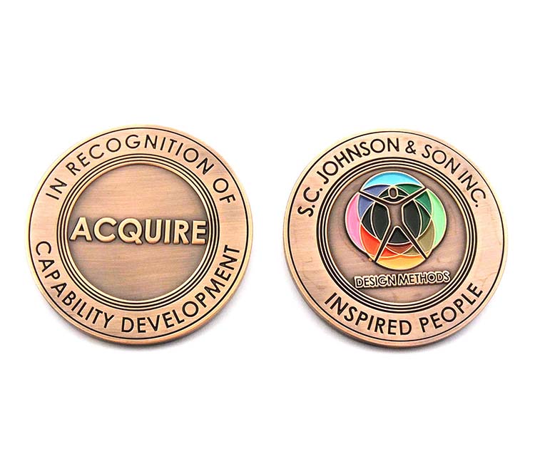 Challenge Coin Die Struck Soft Enamel