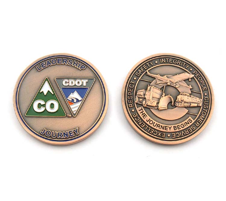 Challenge Coin Die Struck Soft Enamel