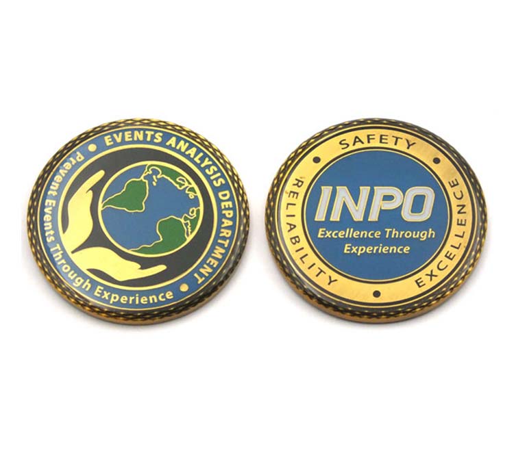 Challenge Coin Die Struck Soft Enamel