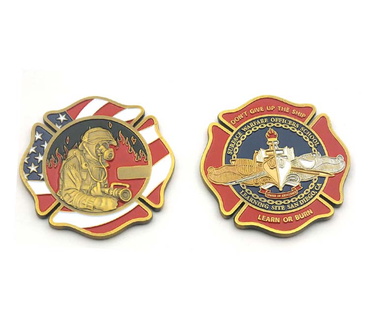 Challenge Coin Die Cast Soft Enamel