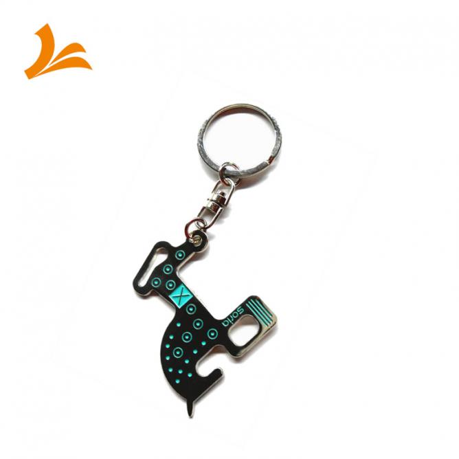 Key Chain Die Struck Soft Enamel